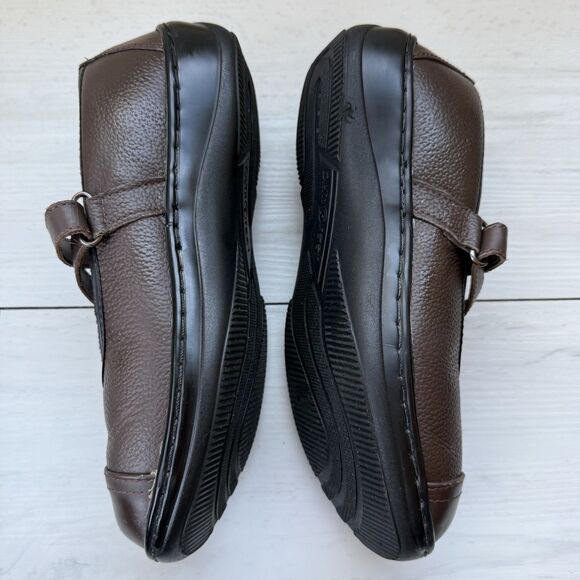 Orthofeet Shoes Womens Size 8.5 Medium Black Leather Upper Mary Jane Comfort - Picture 8 of 13
